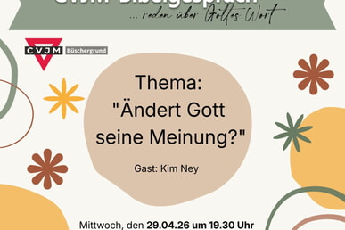 CVJM Bibelgespr&auml;ch - reden &uuml;ber Gottes Wort