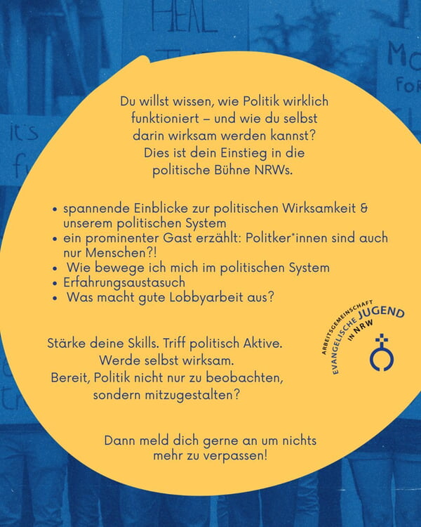 AEJ Kickoff-Seminar "jung politisch ehrenamtlich" 2026